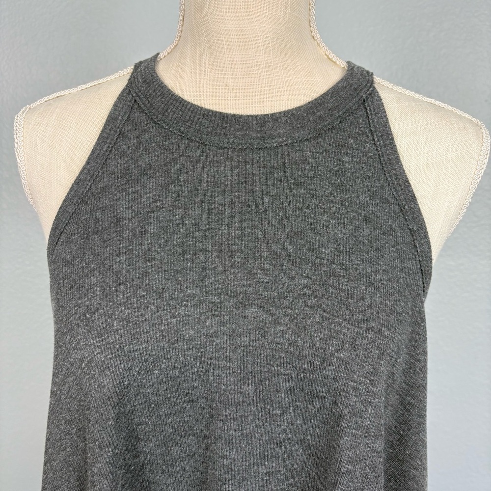 WE THE FREE Swing Tank Racerback Dark Gray XS Boho Feminine Minimalist Flowy - Picture 4 of 6